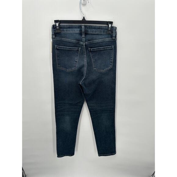 EVEREVE NWT High Rise EVER Straight Dark Wash Denim Jean // 00 - Picture 11 of 13